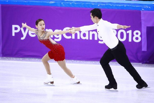 平昌冬奥会花样滑冰双人短节目比赛 彭程金杨无缘自由滑