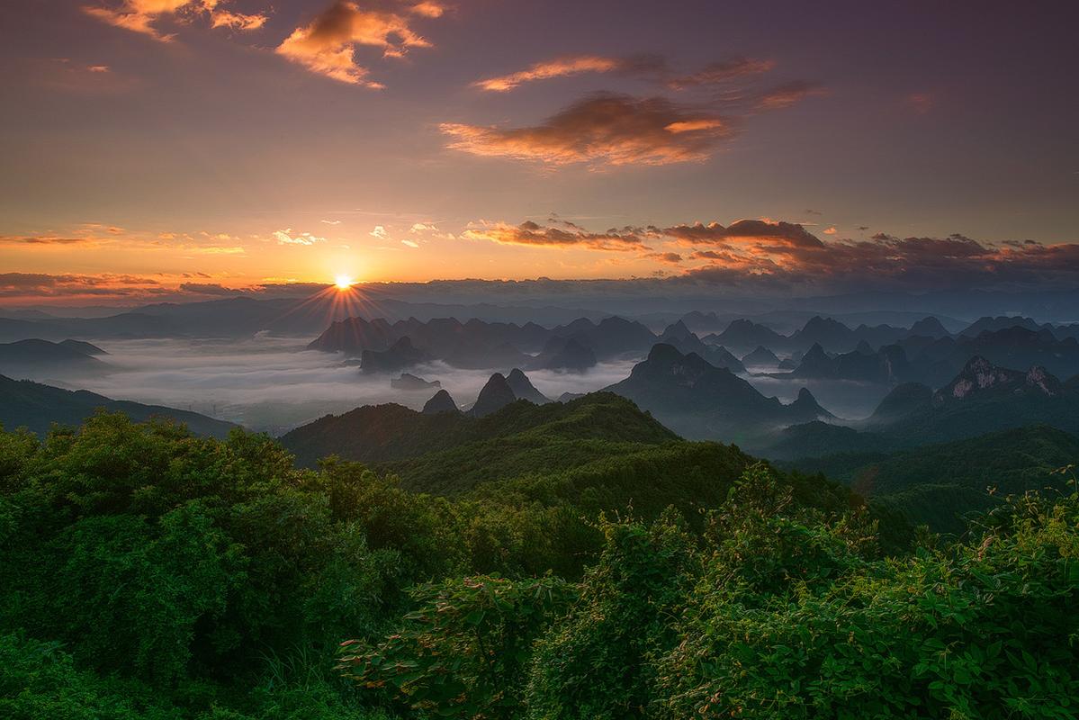 尧山- 风光, 桂林, 尼康 - 踏板 - 图虫摄影网