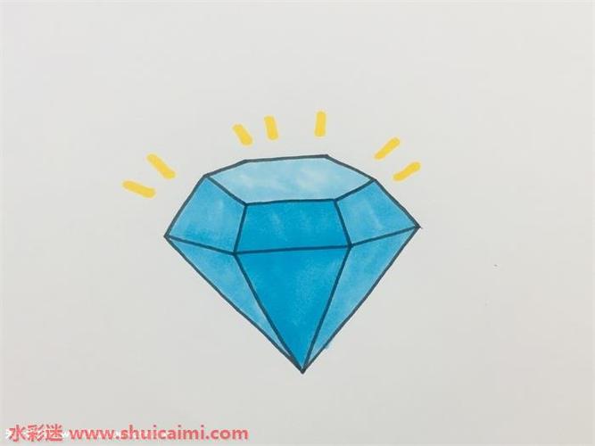 宝石怎么画宝石简笔画简单易画彩色
