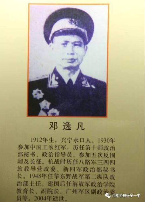 兴宁一中校友邓逸凡将军之女探访一中探寻父亲足迹