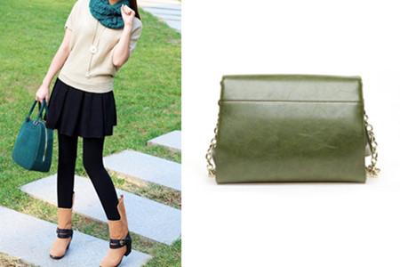墨绿色包包怎么配衣服才好看三款搭配让你回头率超高