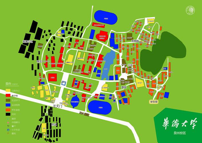 华侨大学校园地图|平面|其他平面|imtop - 原创作品