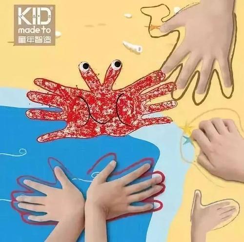 随身携带的艺术模板,小手除了画画,还能自行创作,看看,这套手形创意书