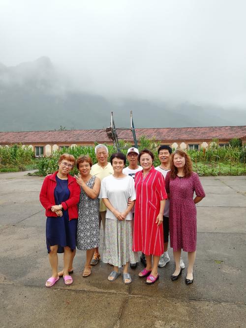 2018年8月22日,李萍夫妇孙淑芬夫妇到田师府农家小院来玩,临走之前