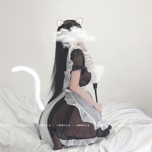 又纯又欲半透女仆cos内衣性感服装私房睡衣睡裙