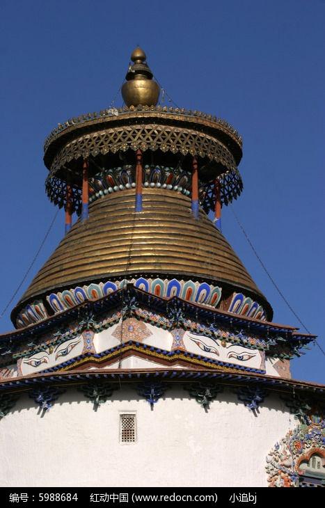 当前位置: 原创摄影图 建筑摄影 教堂寺庙 白居寺白塔尖