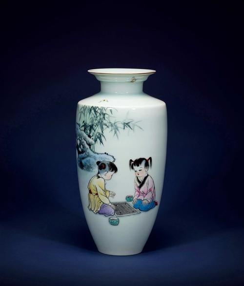 戴荣华-粉彩棋逢对手瓷瓶作品成交价:流拍,戴荣华作品拍卖成交记录