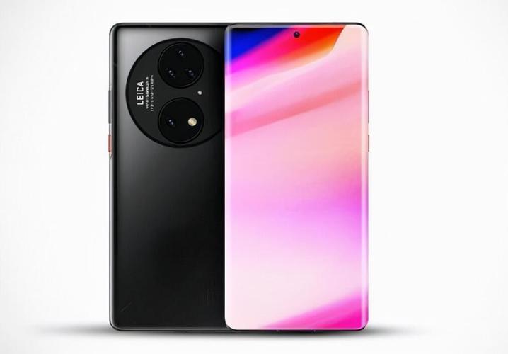 华为mate50最新渲染图柔性屏曲率极大