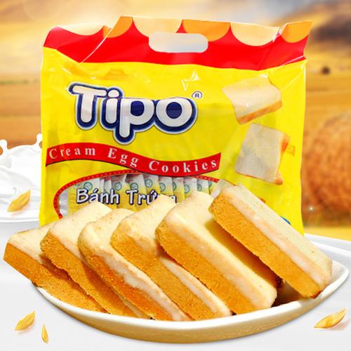 早餐代餐粗粮牛奶面包干饼干礼包 300g 面包干 tipo 越南进口零食品