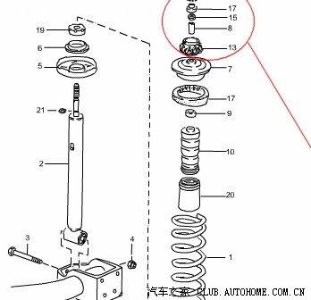 1万公里捷达后减震吱吱响
