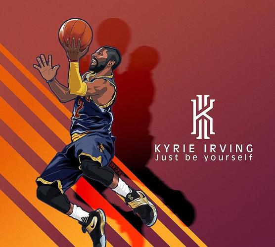 凯里欧文超帅动漫插画