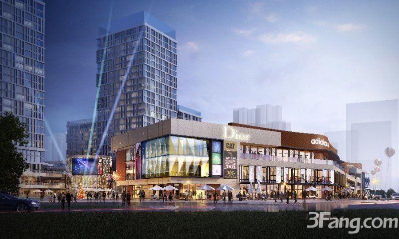 唐冶沿经十路鲁商凤凰广场单一层底商沿街商场入口