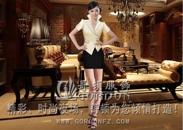 深圳哥顿服装供应新款ktv公主服娱乐会所服装厂家/批发/供应商