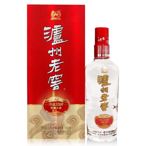 52°泸州老窖鸿运star精品头曲a6(500ml)