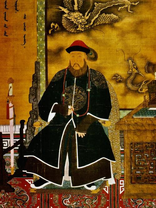 褚英(废太子)—代善(礼烈亲王)—阿拜(皇子)—汤古代(皇子)—莽古尔泰