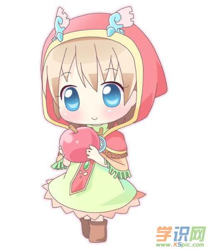 萌漫画图片女生可爱