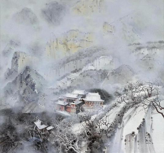 翁凯旋2020新作|雪景