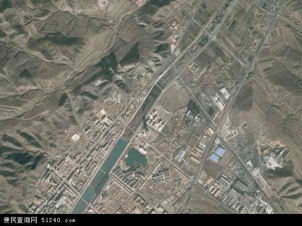 中国内蒙古自治区赤峰市喀喇沁旗锦山工业园区地图(卫星地图)