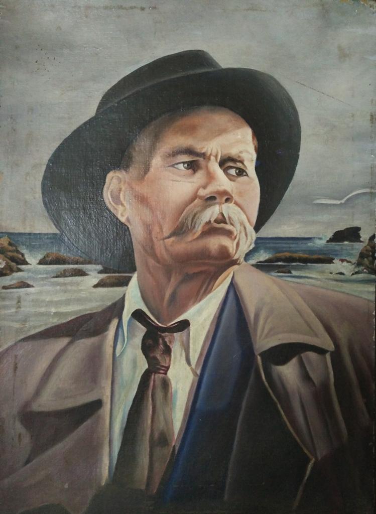 高尔基版画肖像《海燕》幸得并记