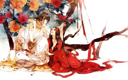 古风情侣图.世人醉,醉生梦死一世情,世人痴,痴心不悔
