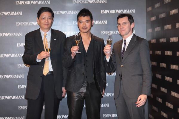 emporio armani联合金城武!上海半岛酒店专门店发动慈善力量