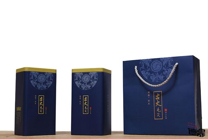 毛尖 一斤装_古丈毛尖250g2罐一斤装茶叶包装罐 马口铁罐湘西古丈毛尖