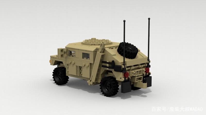 乐高版军用车"悍马"