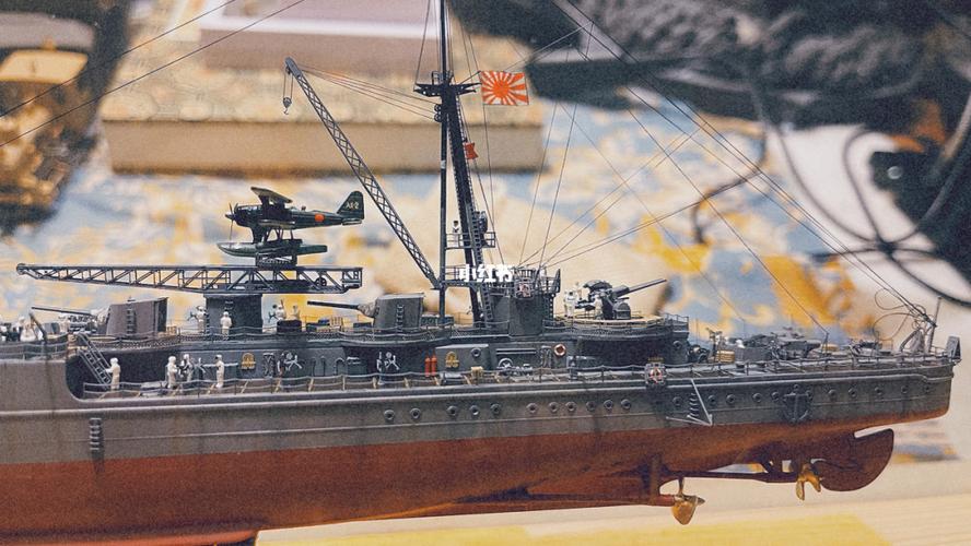 1:350 多摩号轻型巡洋舰_船模_兴趣爱好_玩具