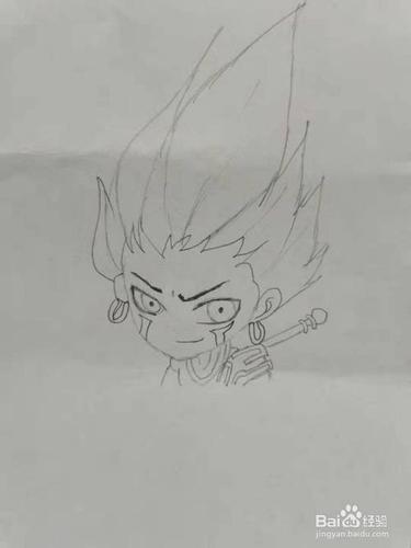 王者里面的哪吒如何画