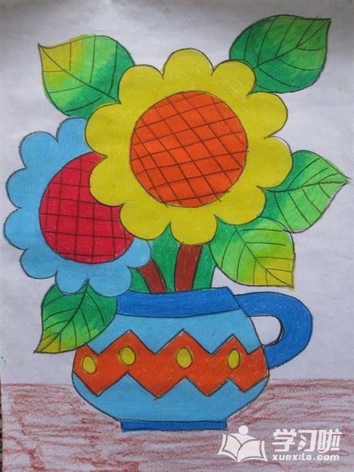 兴趣爱好 学画画 图画作品 《小学生画画基础美术作品》正文     儿童