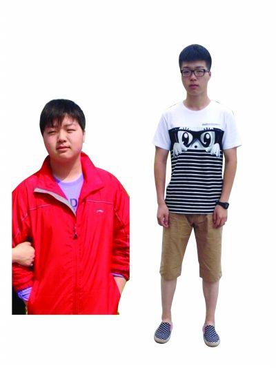 208斤变140斤 大二男生1年瘦身诀窍在哪儿?图