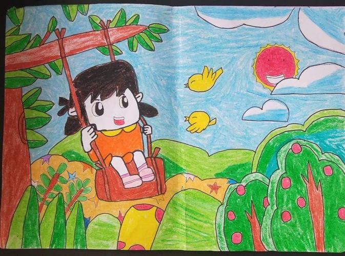 "童心画语 欢庆六一" ——雷鸣镇中心小学学生绘画比赛