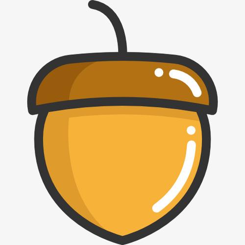 松果卡通背景png