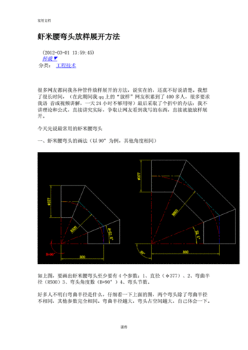 归纳虾米腰弯头放样展开方法doc10页