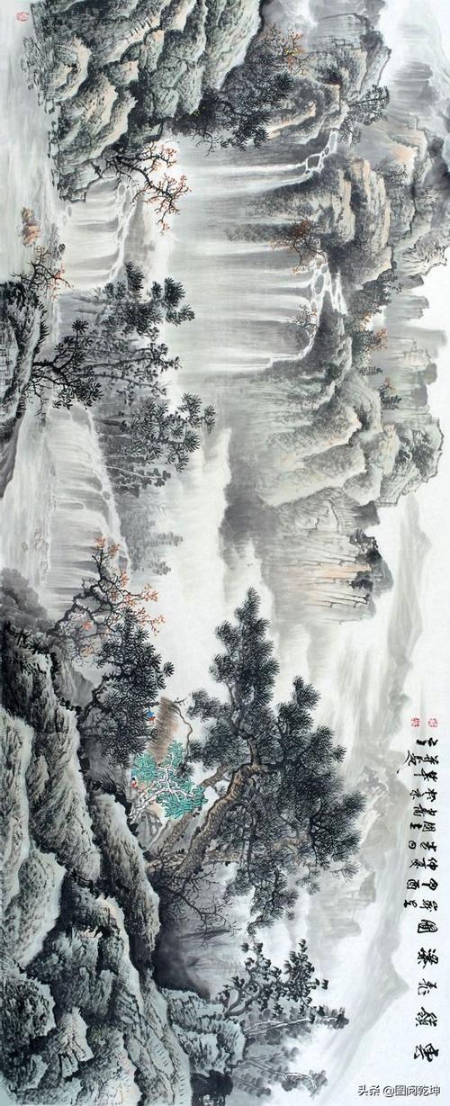 马国立山水画欣赏