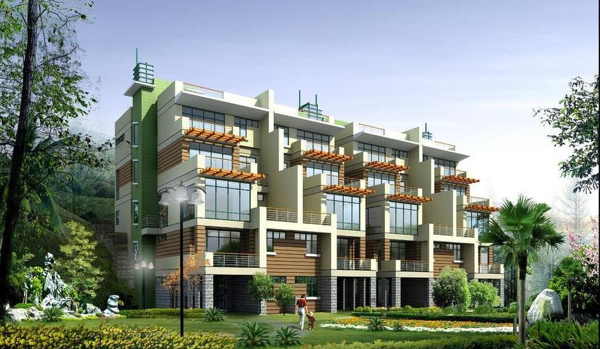 联排别墅设计案例装修效果图