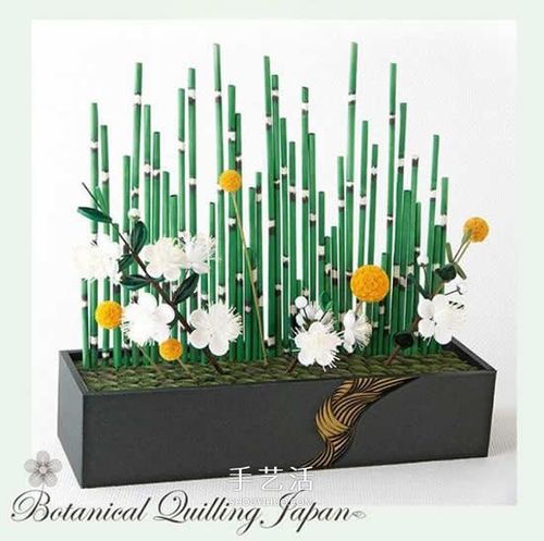 手工立体卷纸花作品图片大全(2)