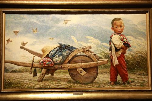 李自健美术馆画展
