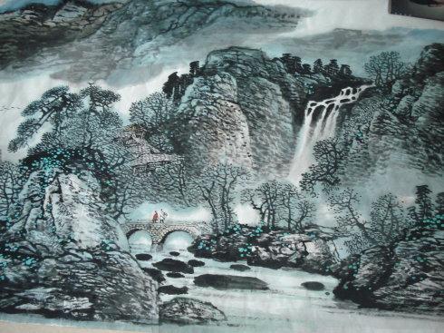 丁剑虹老师的山水画