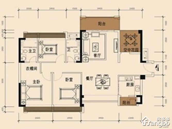 信鸿熙岸花园户型图
