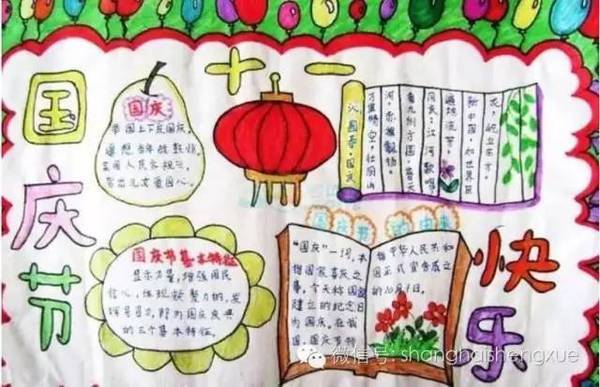 国庆节手抄报写什么国庆节手抄报写什么内容好