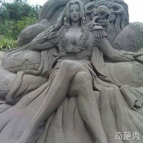 被自己的美丽石化了吗