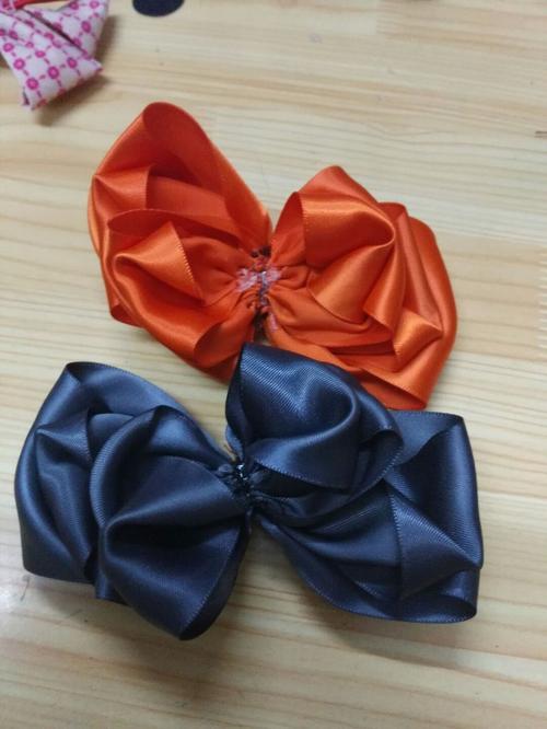布艺作品多层次蝴蝶结制作方法图解教程
