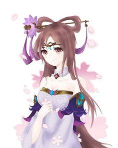 graceatoi采集到【grace--看着很美】  采集 王者荣耀  貂蝉小姐姐