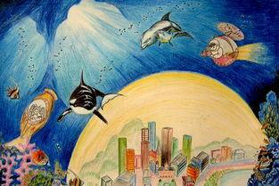 初二科技幻想手抄报 科技幻想手抄报