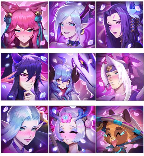 lol灵魂莲华最全4k动漫头像壁纸,狐狸,锐雯,蛇女,千珏