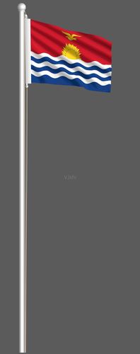竖屏基里巴斯国旗带透明通道