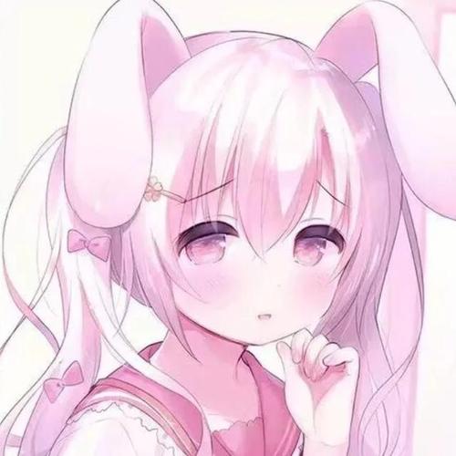 粉色系可爱女生动漫头像 满满的少女心令人心动