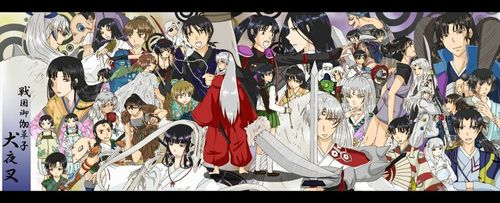 求犬夜叉等动漫高清主要全员人物图片.急求.