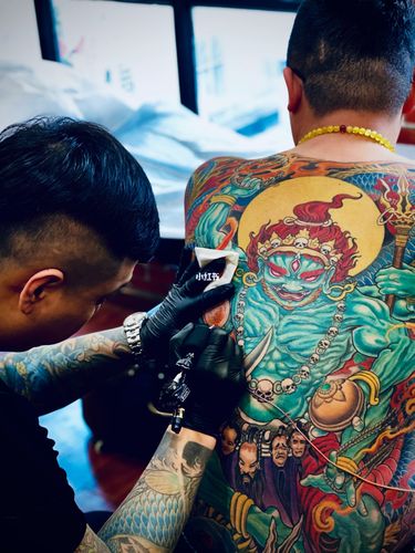 满背 大黑天_纹身_满背纹身_美妆_彩妆